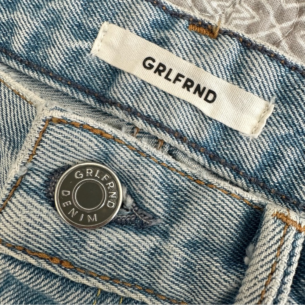 GRLFRND Super High Rise Helena Gonna Love Me Jeans Size 27 - Picture 4 of 14